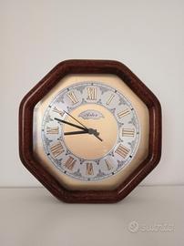 Orologio da parete vintage Artex ottagonale