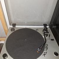  giradischi vinili gemini xl120 con cavi