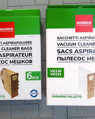 Sacchetti aspirapolvere VK 130 VK131