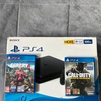 PS4 Slim 500gb con due giochi