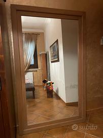Specchio Artigianale in Rovere – 126x203 cm – Nuov