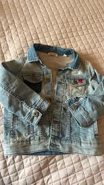 Giubbotto jeans bimbo