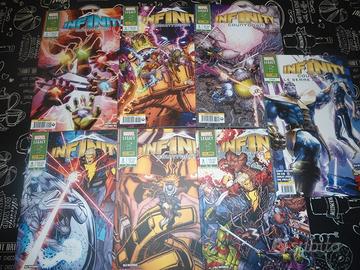 fumetti infinity countdown+gemme dell'infinito
