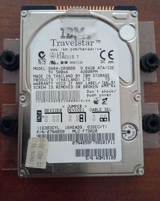 Hard disk per Gem Genesys pro