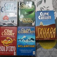 Set 5 libri di Clive Cussler