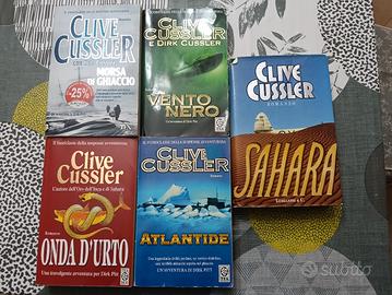 Set 5 libri di Clive Cussler