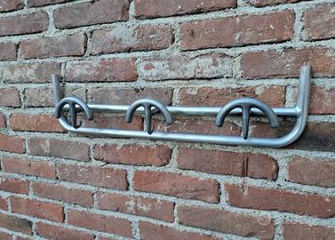 Attaccapanni alluminio vintage appendiabiti '70