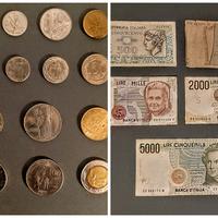 Lotto Monete e Banconote Lire Italiane 