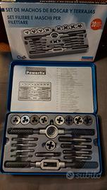 SET FILIERE E MASCHI PER FILETTARE POWERFIX  20 PZ