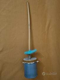 putipù caccavella artigianale 10x12cm con spugna 