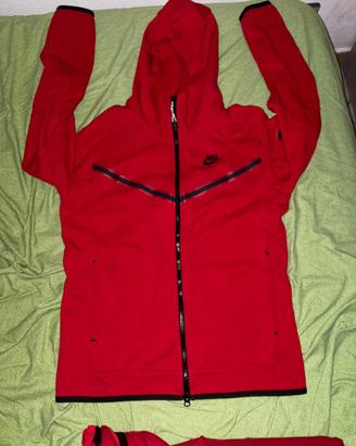 Felpa Nike tech rossa