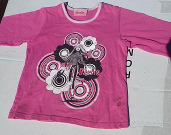 Maglia da bambina maniche lunghe Barbie