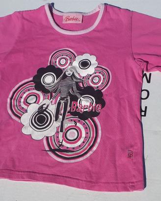 Maglia da bambina maniche lunghe Barbie