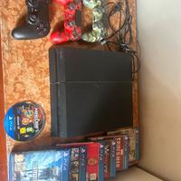 PS4 + controllers + videogiochi