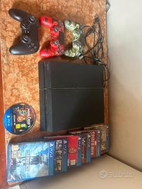 PS4 + controllers + videogiochi