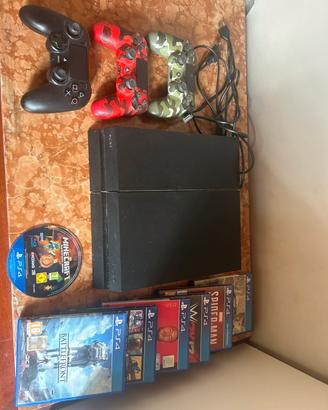 PS4 + controllers + videogiochi