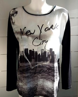 Oltre Maglia a maniche lunghe con stampa tg.M/L