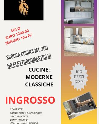 Cucine su misura e Stock
