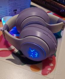 Cuffie gatto a Led Multicolore