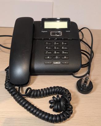 Telefono fisso Gigaset DA610 nero con display