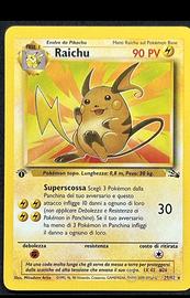 RAICHU~29/62~1A EDIZIONE~FOSSIL~ITA~NM