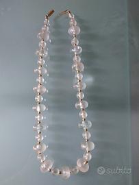 collana trasparente vintage 