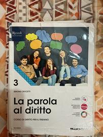 Libro di diritto "La parola al diritto 3"