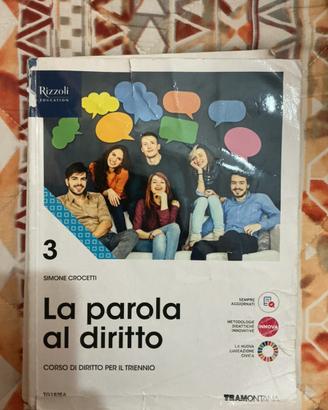 Libro di diritto "La parola al diritto 3"