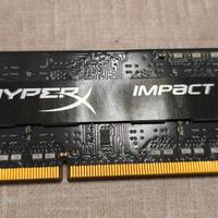 HyperX Memoria Laptop DDR3 4GB 1600 CL9 1.35V Orig