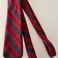 Cravatta Gucci Vintage Bordeaux Motivo Equestre