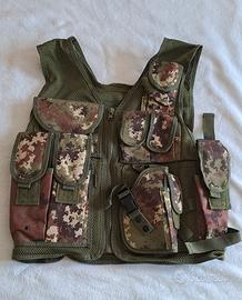 Gilet Tattico Royal Softair Mimetico Vegetato New