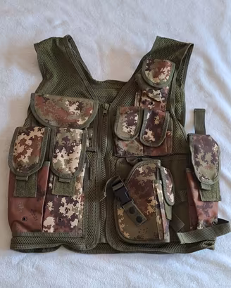 Gilet Tattico Royal Softair Mimetico Vegetato New