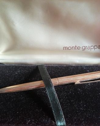 Penna vintage placcata oro 18K Monte Grappa