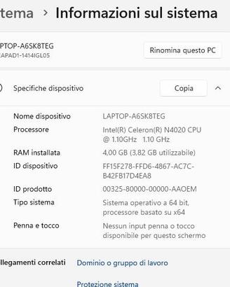 Lenovo IdeaPad 1 14IGL05 Notebook 14"