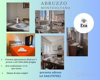 2 appartamenti a 750m dalla spiaggia