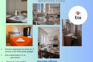 2 appartamenti a 750m dalla spiaggia