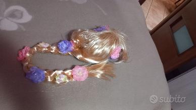 Parrucca carnevale Rapunzel
