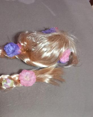 Parrucca carnevale Rapunzel
