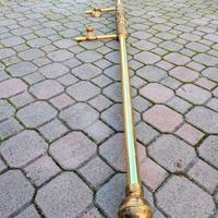 Palo per tende in ottone
