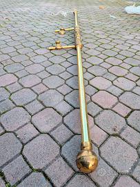 Palo per tende in ottone