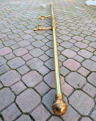 Palo per tende in ottone