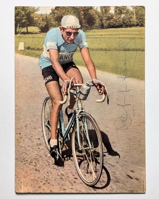Cartolina Autografata Fausto Coppi