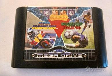 Mega Drive 3 In 1 COLUMNS+SUPER HANG ON+WORLD CUP