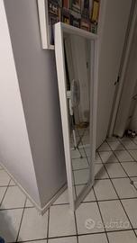 Specchio IKEA NISSEDAL bianco 40x150 cm
