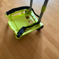 Carrello con rotelle per zaino di scuola