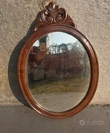 Specchio in noce stile Luigi Filippo