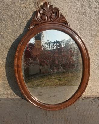 Specchio in noce stile Luigi Filippo