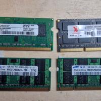 Memorie per pc portatile miste