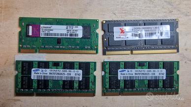 Memorie per pc portatile miste