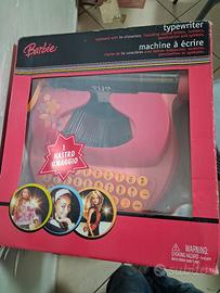 macchina per scrivere vintage della barbie
